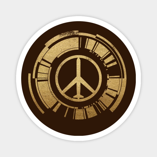 Walker of Peace [Metallic Gold] Magnet by DCLawrenceUK